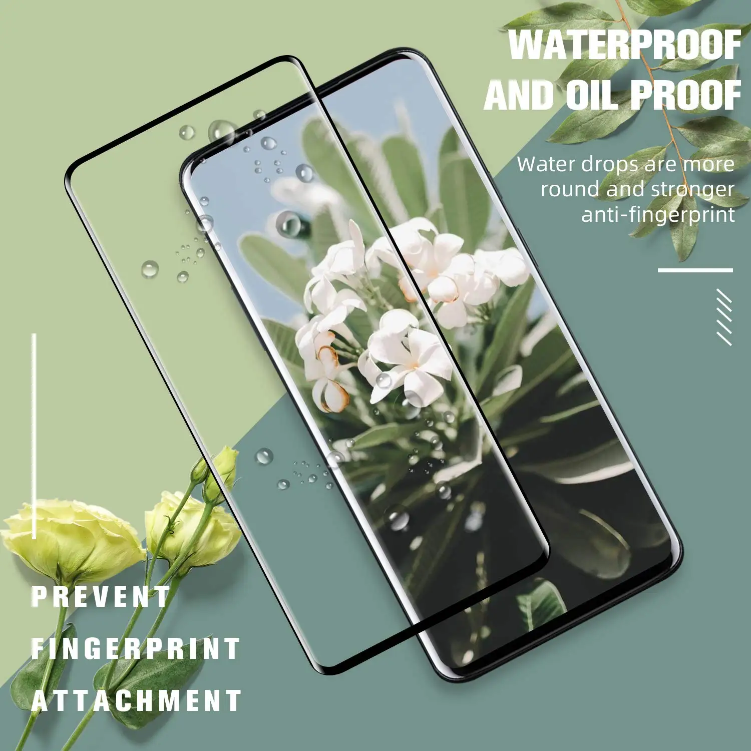 Защитный чехол для Umidigi Power 3 Полноэкранный протектор из закаленного стекла F2 9H 9D