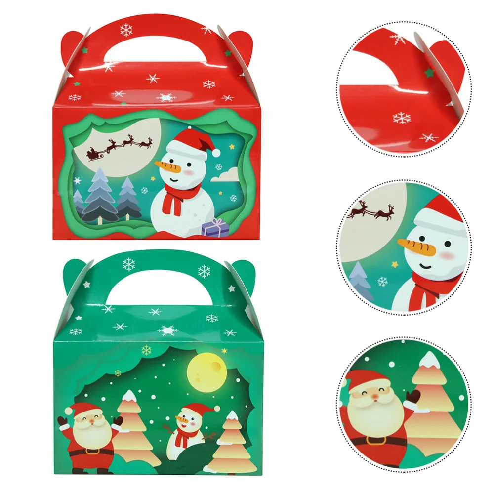

20pcs Decorative Practical Lightweight Durable Reusable Apple Boxes Packing Paper Case Candy Boxes Friends