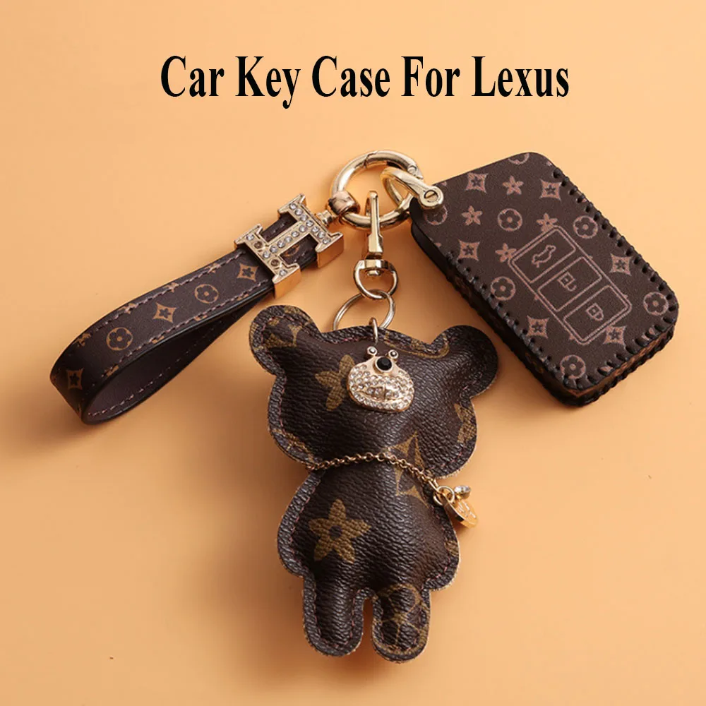 

Классический кожаный чехол для ключей, чехол для Lexus ES300h 350 NX RX300h ES200 NX200 UX260h, автомобильные аксессуары, брелок для ключей