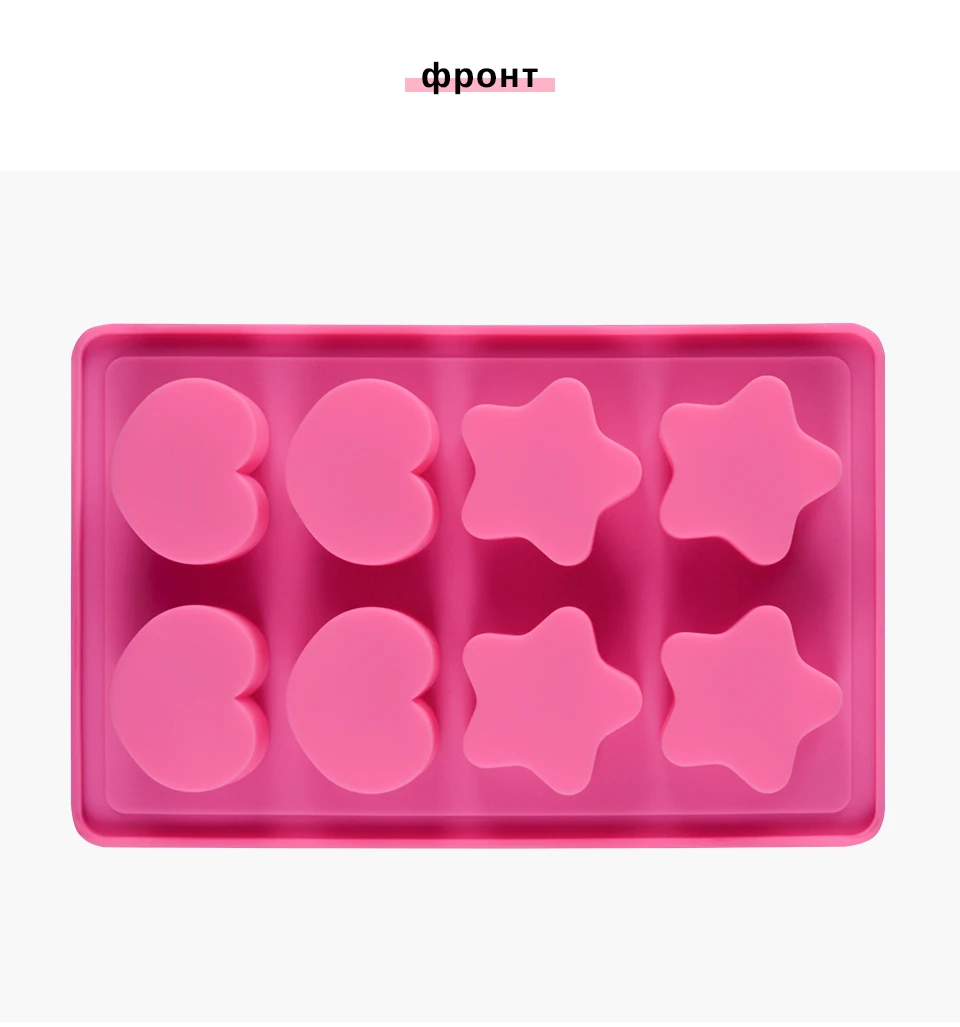 6 полости 3D DIY рождественские силиконовые формы для украшения торта инструмент Формочки «мышь» для выпечки формы для выпечки