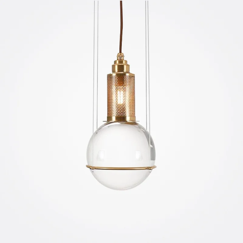 

deco maison hanglamp glass ball restaurant living room LED pendant lights hanging lamp pendant lights industrial lamp