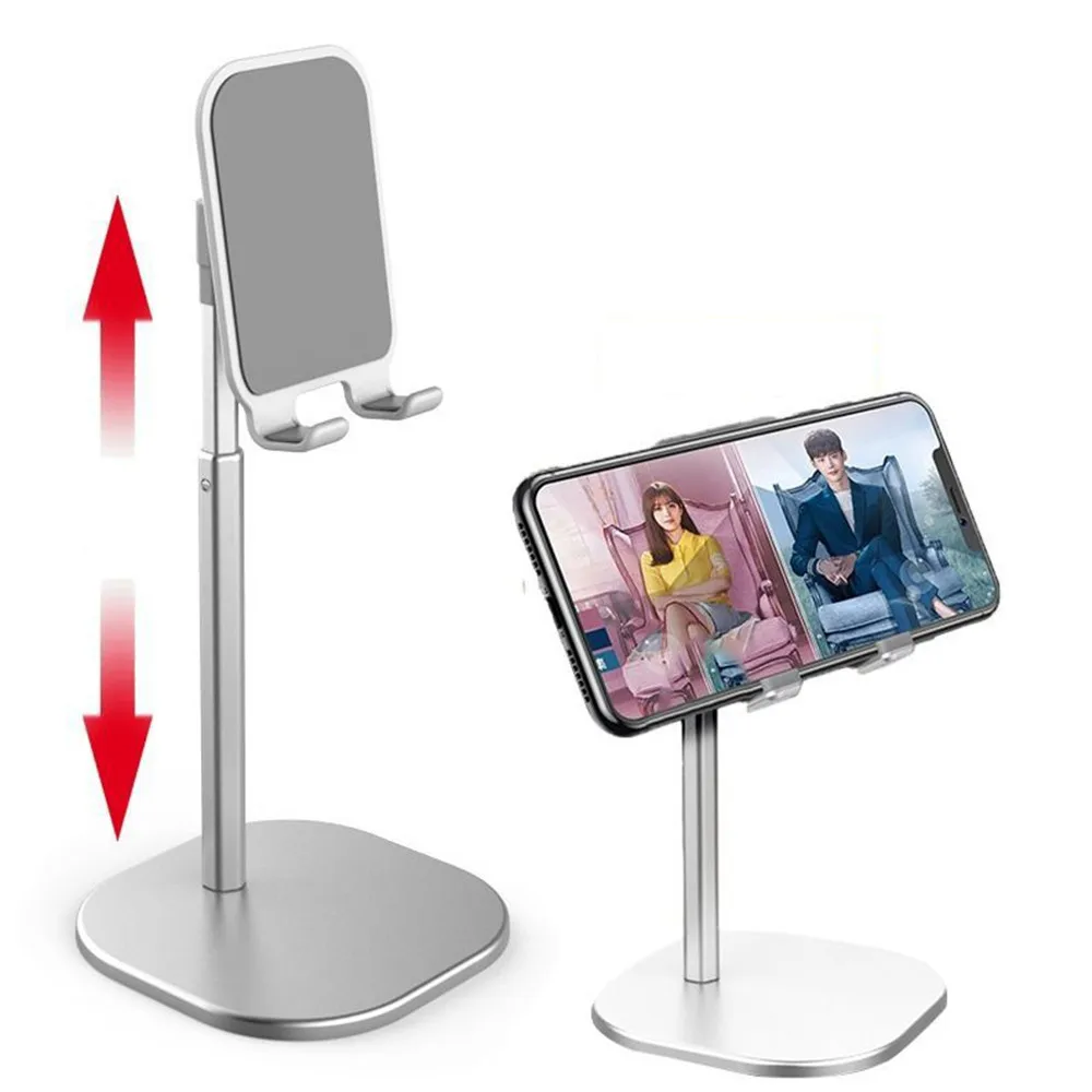 cell phone stand for desk angle height adjustable liftable phone holder compatible with all mobile phonesiphone ipad free global shipping