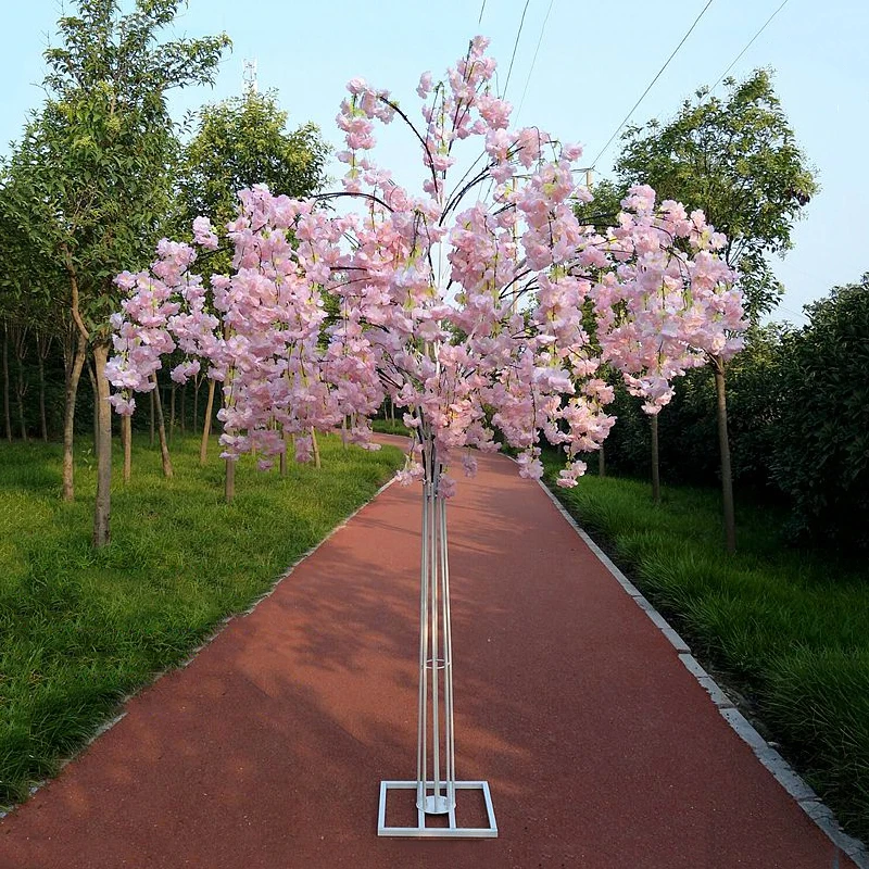 Искусственный цветок вишни JAROWN розовый цвет Вишневое дерево Свадебная подставка