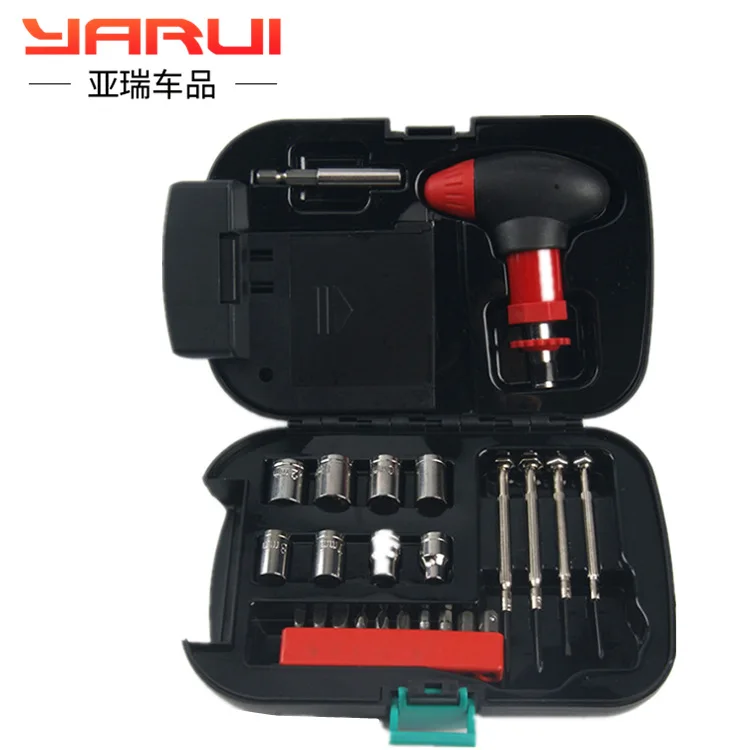 

В автомобиле аварийный многофункциональный ящик для инструментов с подсветкой 24 комплекта автофурнитуры Инструменты Комбинированные страховочные подарки