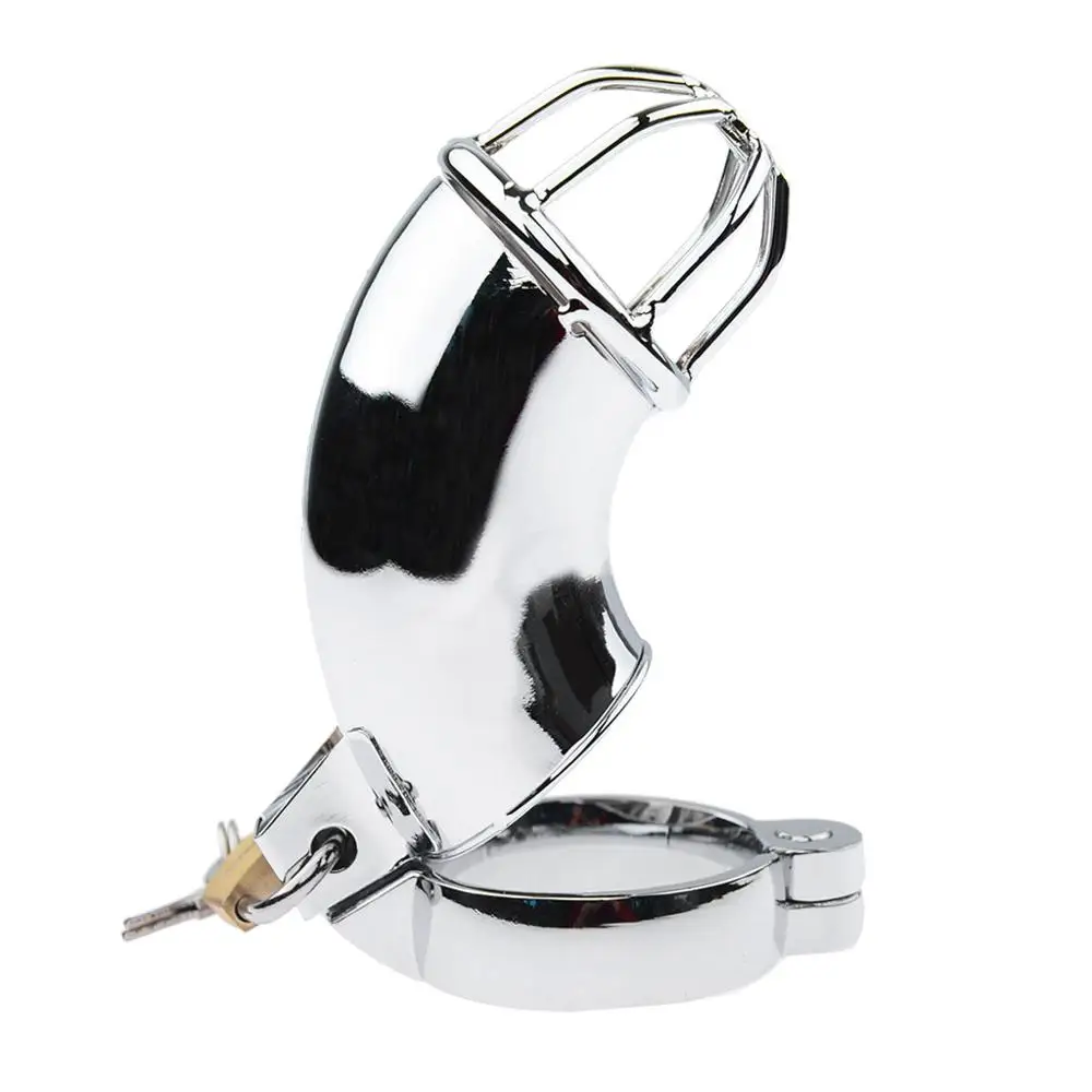 Prastical мужской замок из нержавеющей стали Пояс верности кольцо петуха клетка