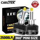 H1 H7 светодиодные лампы для фар 360 Мини для авто H8 H9 H11 Автомобильные фары 9005 HB3 9006 HB4 D1S D3S D4S D2H D2S лампы 12 В турбо CARLITEK