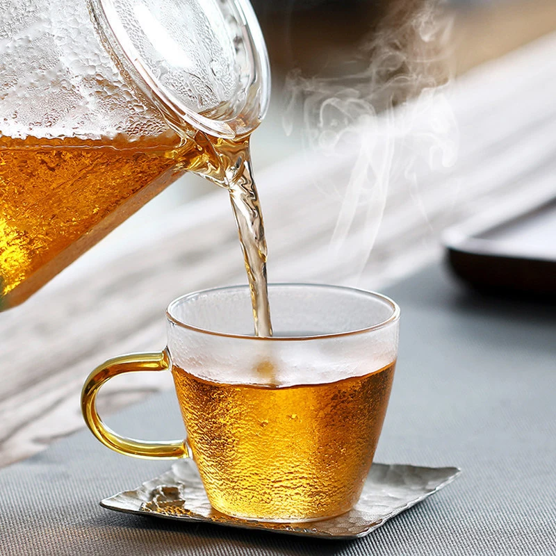 4 шт. высокотемпературная стеклянная чашка Толстая чайная семейная кунг фу