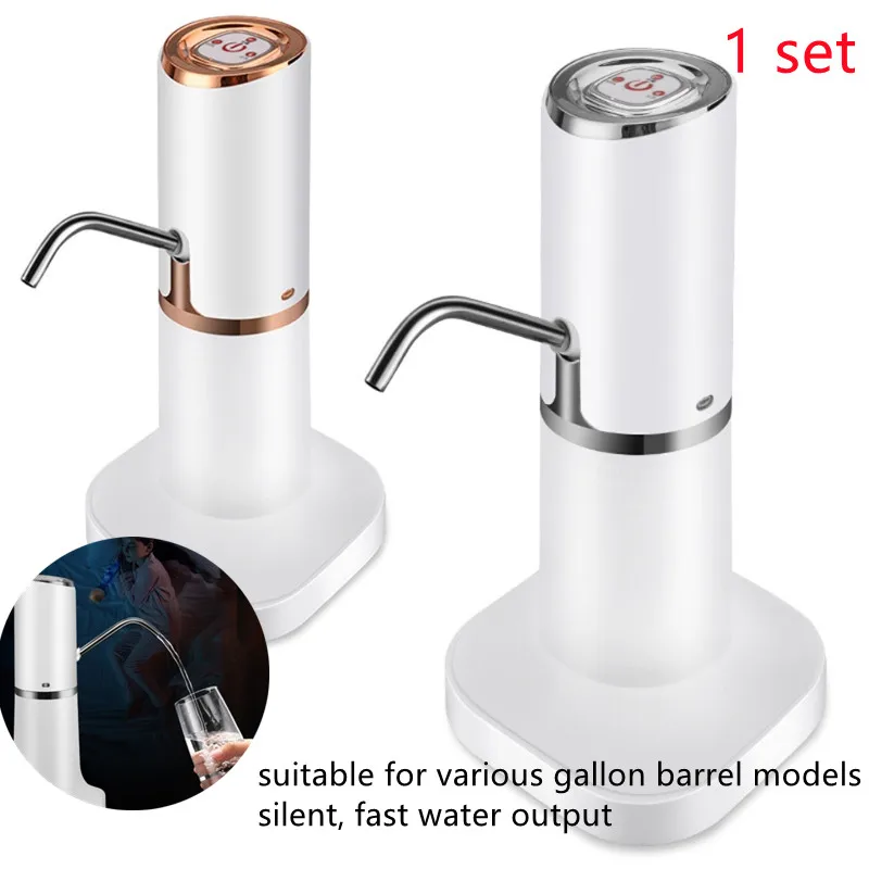 

Home Automatic Water Dispenser Hand Press Water Pump USB Charging Intelligent Electric Bottled Drinking Water Pump