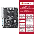 Материнская плата HUANANZHI X99-TF DDR3DDR4, игровая настольная материнская плата с двумя слотами памяти LGA 2011-3
