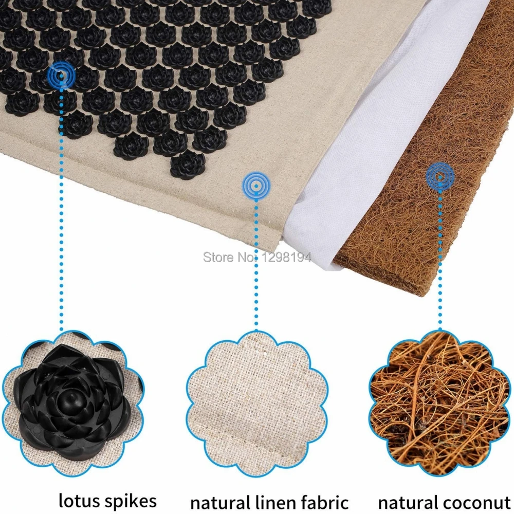 Коврик/подушка в форме лотоса с шипами Экологически чистая натуральная