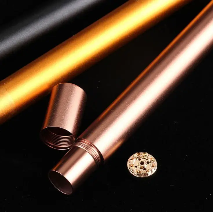 Туба для благовоний из алюминиевого сплава бочка маленькая коробка хранения