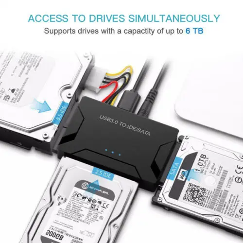 Конвертер USB 3 0 на SATA IDE жесткий диск 2 5 дюйма адаптер для дисков Sata карт SAS/SATA| |