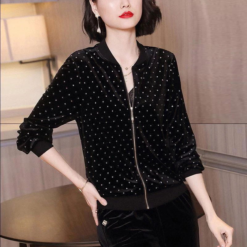 Куртка-бомбер женская летняя черная тонкая с длинным рукавом батальных размеров