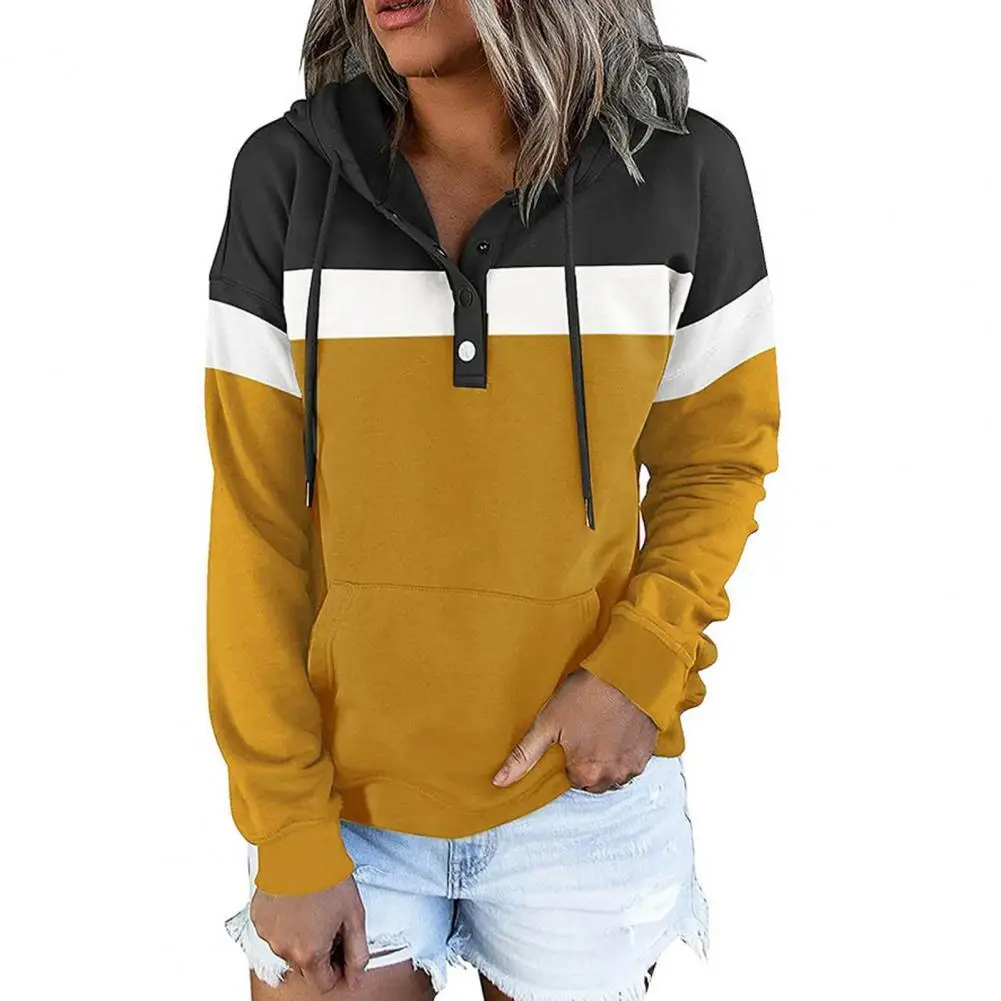 

Women Sweatshirts Long Sleeve Drawstring Stylish Drawstring Lightweight Skin-friendly Warm Streetwear Ladies Hoodie Autumn