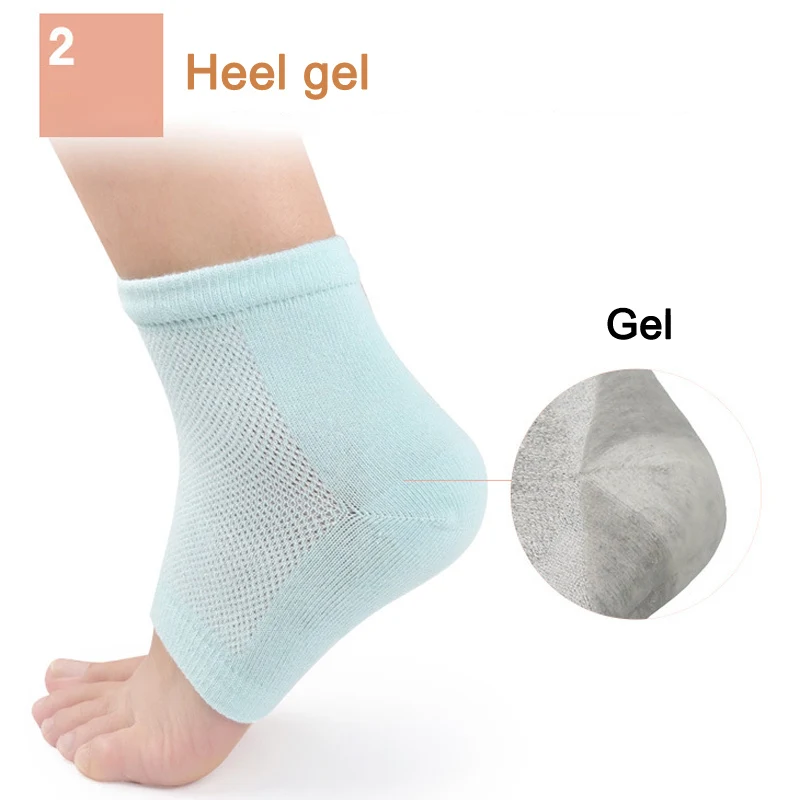 1/5 пар подушечки для ног носки с открытым носком дышащие на пятке JS26|Носки| |