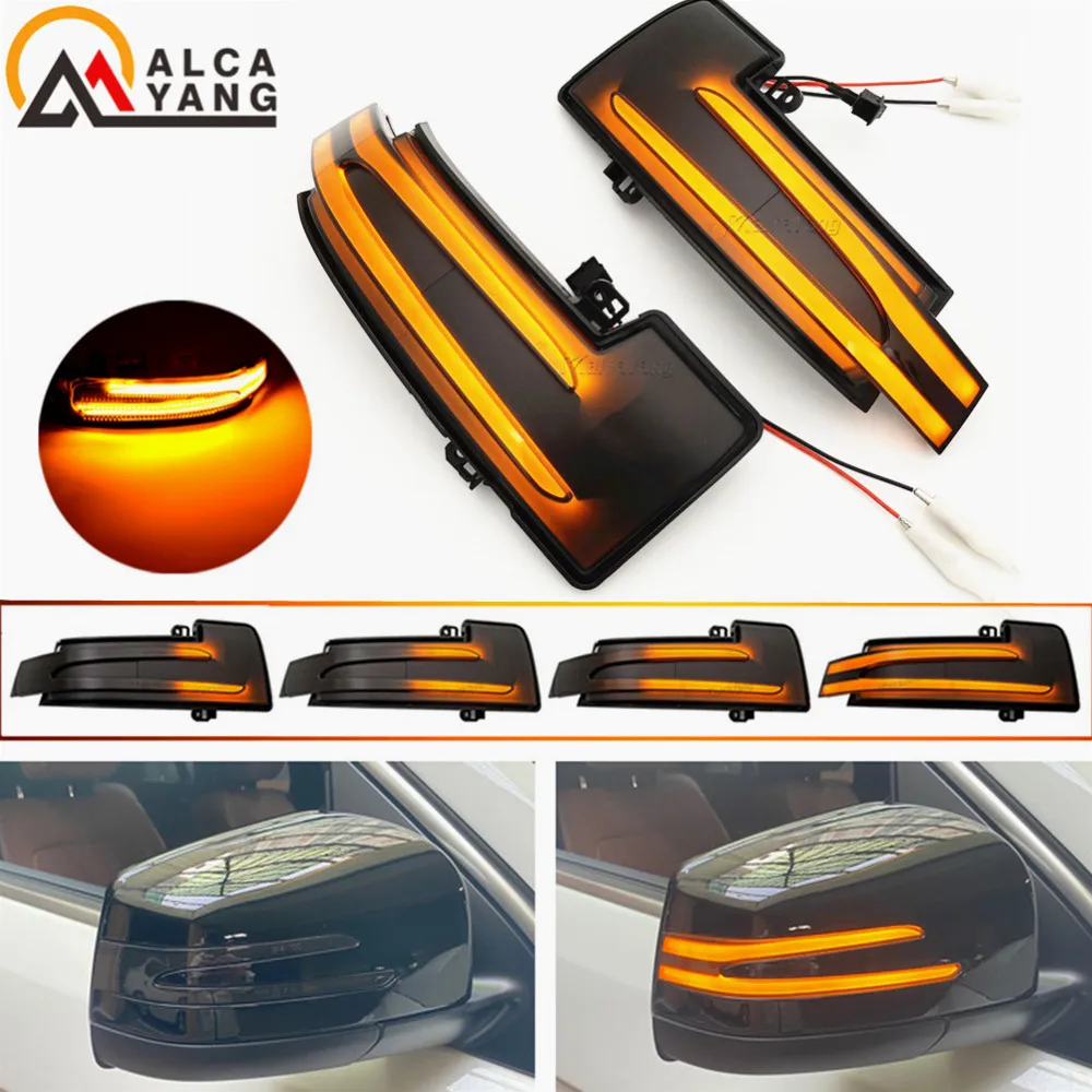 

LED Rearview Side Mirror For Mercedes Benz W164 W251 W166 W463 X166 ML300 ML350 LED Turn Signal Indicator Light Blinker Lamp