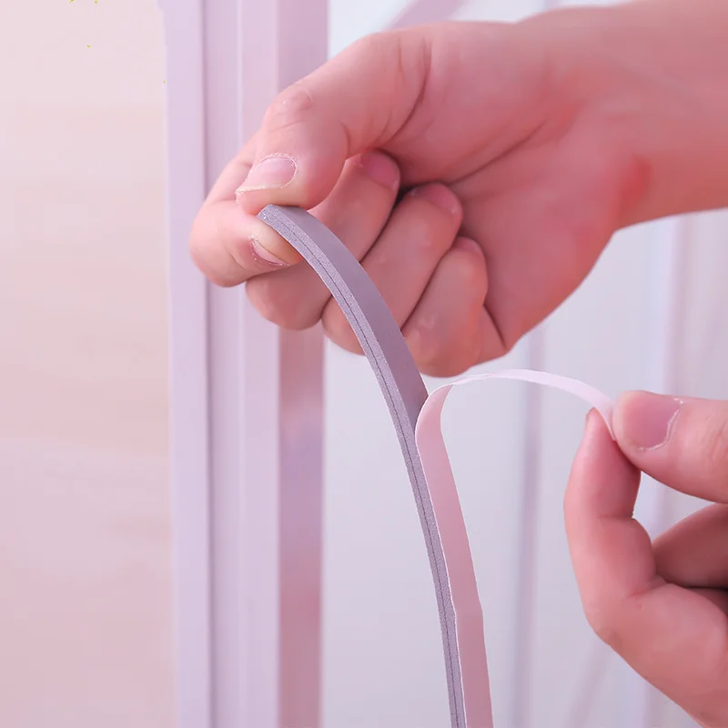 Мягкая самоклеящаяся лента 5 м для автомобильной двери шумоизоляция резиновая