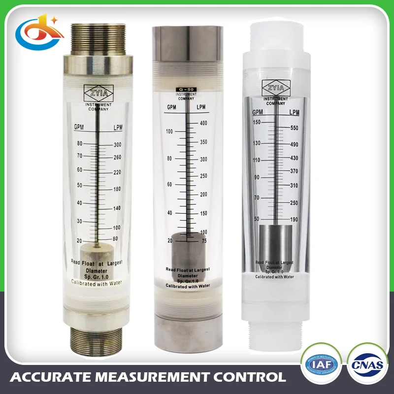 DN50 трубопровод жидкий расходомер ротаметр воды воздушная переменная площадь