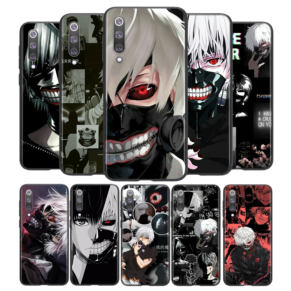 

Tokyo Ghoul Trendy Anime Kaneki Ken For Xiaomi Mi 11i 11 10T 10i 9T 9 Note 10 Ultra Lite Pro 5G SE Black Phone Case Funda Capa