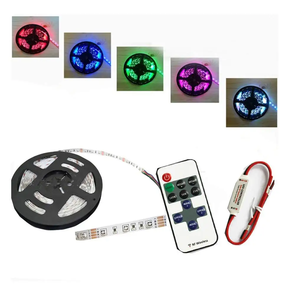 LED Controller Mini IR RF Remote RGB Single Color 12V 3/10/11/17/20/24/44 Keys For 3528 5050 Strip |