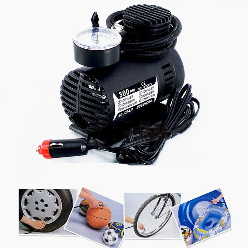 12V 300PSI воздушный компрессор для автомобиля надувной мини компактный