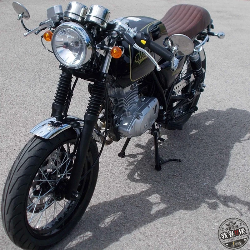 

Universal CNC 51 mm Racing Adjustable Fork Handle Bar Integrated handlebar Cafe Racer Motorcycle Handlebar