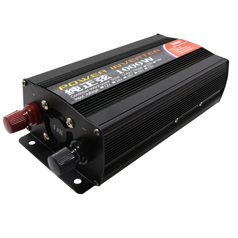

Inverter 1000W Pure Sine Wave DC12V/24V To AC 220V 50HZ Power Converter Booster Car Inverter