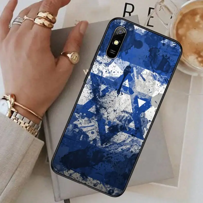 

blue Israel flag Phone Case For Xiaomi redmi 9 9a 8 8a note 10 9 9s 8 8t 7 mi 9 9t 10 pro max funda