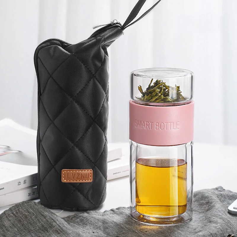 200 мл бутылка для воды портативная посуда путешествий домашний офис Двойная