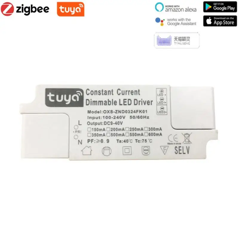 

Световая лента Tuya Zigbee, приглушаемый беспроводной светильник с управлением через приложение для мобильного телефона, поддержка Alexa и голосо...
