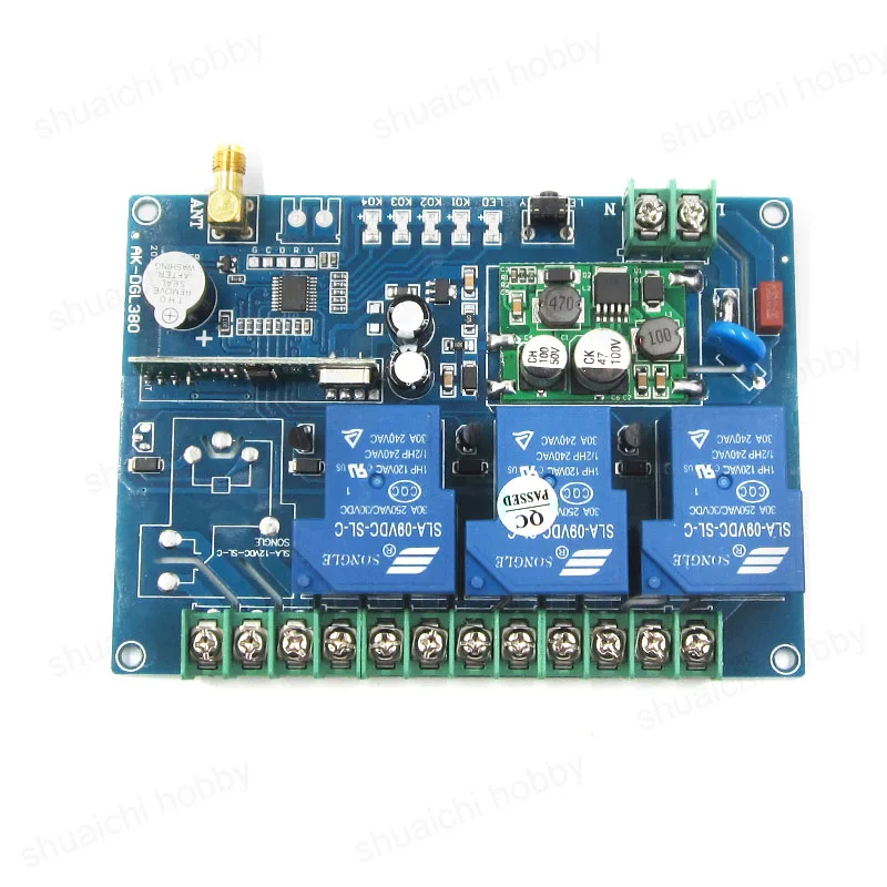 

1Set RC Tug Net Boat 12V/24V Remote Controller High Power PCB Mainboard Waterproof Box Antenna Kit for 775/795/895 Motor