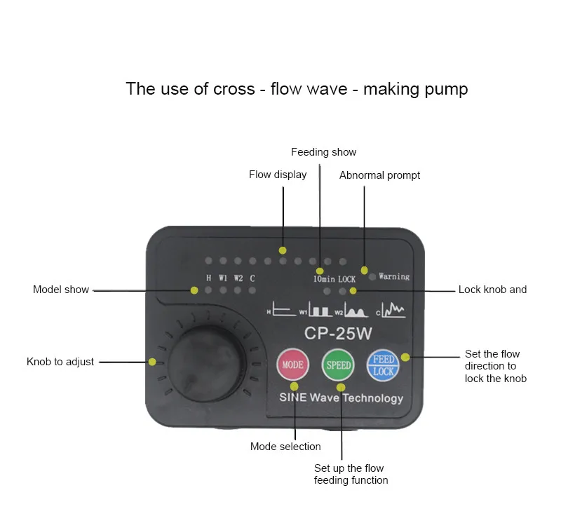 Насос для пресной воды Jebao генератор крестообразных волн фильтр аквариума