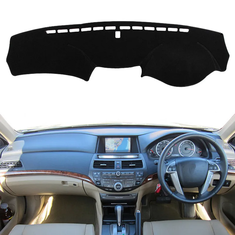 

For Honda Accord 8th 2008-2012 Dashboard Cover Mat Pad Dash Dashmat Sun Shade Instrument Protect Carpet Car Styling Accessories