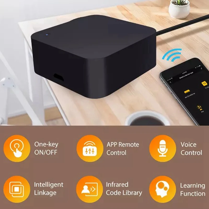 Tuya 2 4 ГГц Wi-Fi и ИК-пульт дистанционного управления Управление Home приложение Smart Life