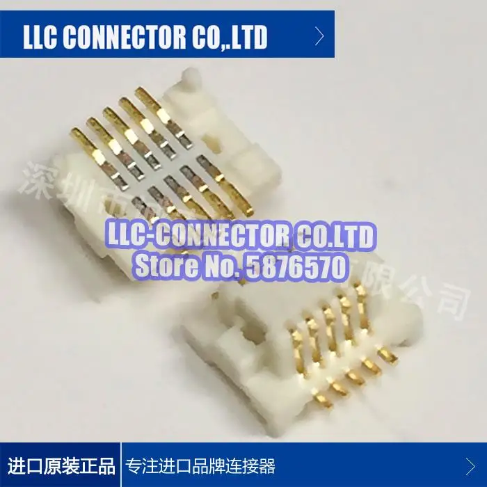 

20 pcs/lot DF12A(3.0)-10DS-0.5V(81) legs width:0.5MM 10P Board to board connector 100% New and Original