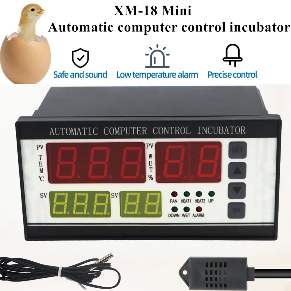 XM-18 18E 18S Digital Incubator Automatic Egg Turning Motor Full automatic and multifunction egg incubator control system40%off | Дом и сад