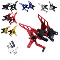 footrests footpegs adjustable cnc rearsets for kawasaki z900 2017 2018 motorcycle aluminum