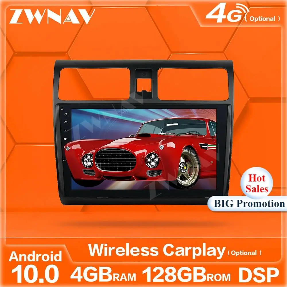 Беспроводной Carplay Android 10 экран мультимедийный плеер для Suzuki Swift 2005 2006 2007 2010 GPS Navi