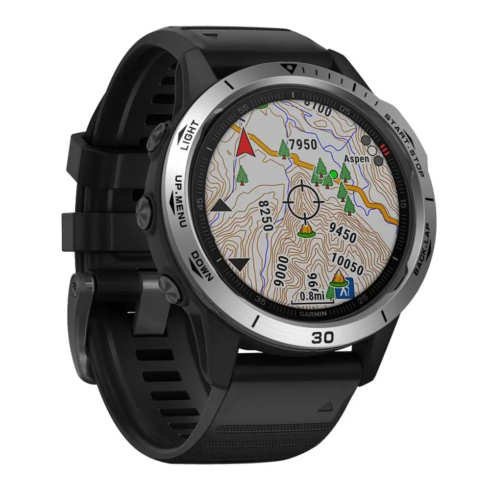 Кольцо для часов Garmin fenix 6X/6X Pro/6X Sapphire из нержавеющей стали | Электроника