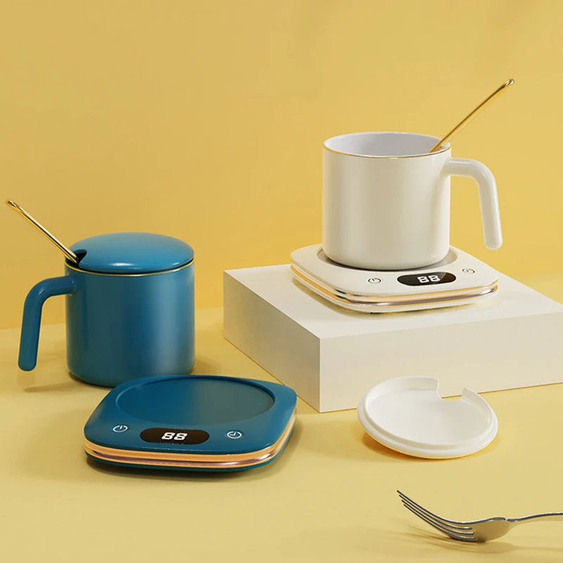 Электрический кофейный/кружка/коврик для чашки/подогреватель грелка с таймером 3