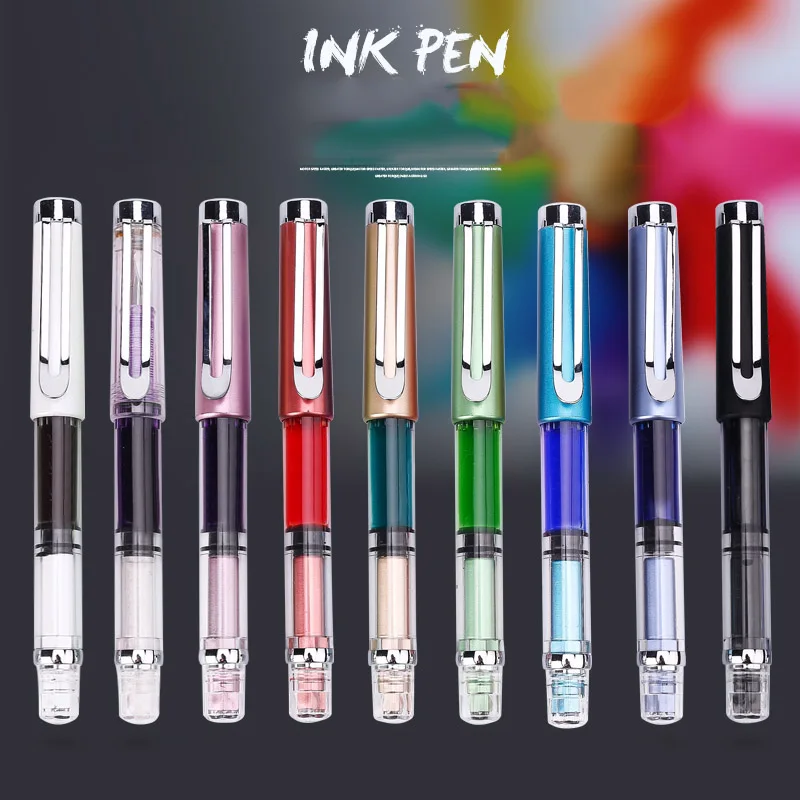 Прозрачная авторучка большой емкости 0 38 мм чернильные ручки dolma kalem Caneta