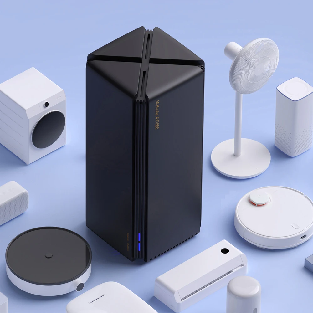 2020 Xiaomi Router AX1800 Wifi 6 Gigabit 2.4G 5GHz Qualcomm 5 Core Dual-Band Router OFDMA High Gain 2 Antennas Wider Mi Router