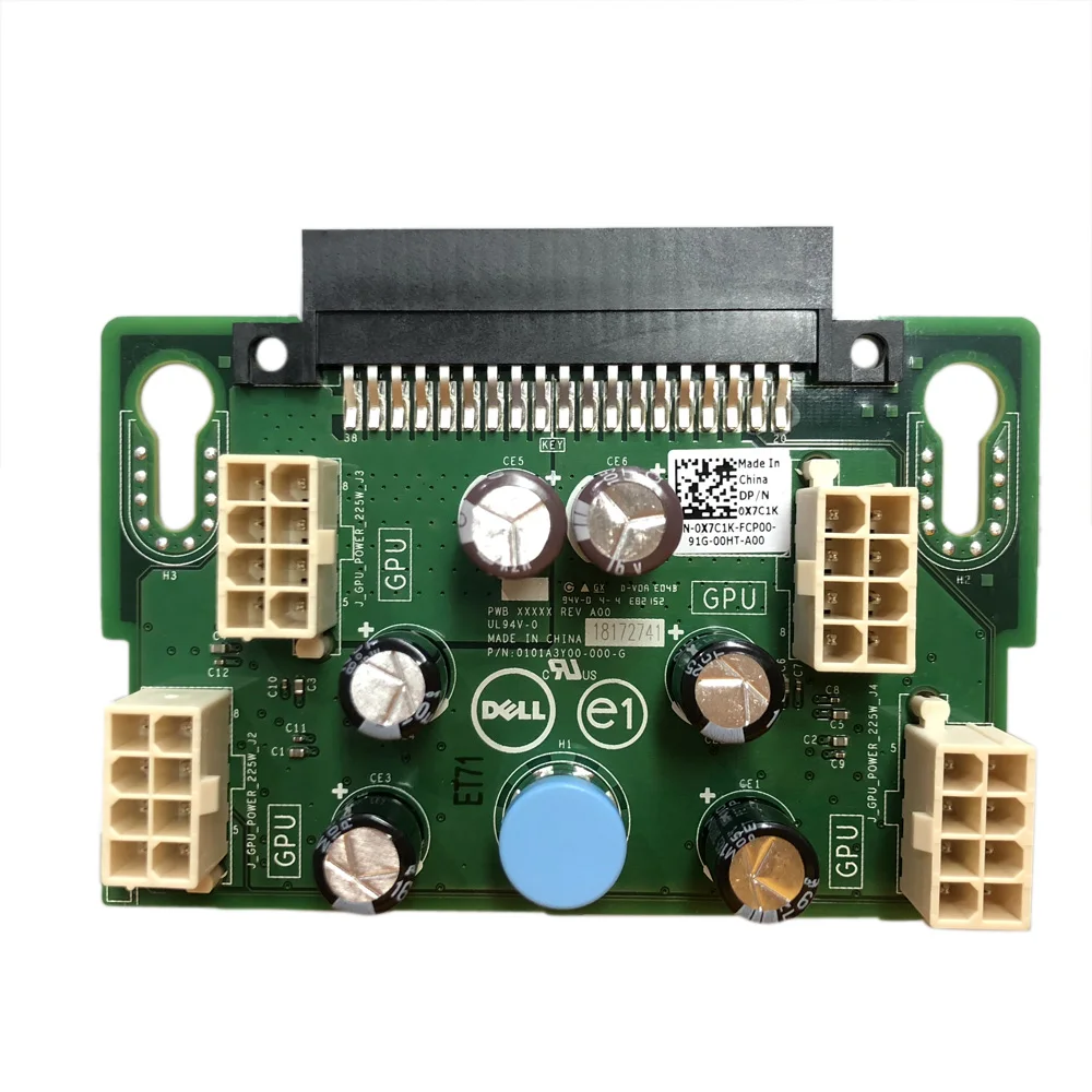 GPU Плата расширения модуля питания для Dell Poweredge T630 T640 CN 0X7C1K X7C1K 0X7C1K|Компьютерные