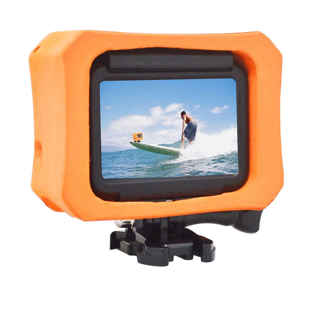

Новый силиконовый плавающий чехол с задней крышкой для GoPro HERO7 /6 /5, водонепроницаемый силиконовый чехол, защитный чехол, чехол