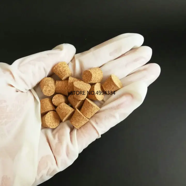 100 шт./лот Тесты трубки/упаковка пробки для бутылок деревянная корковая пробка