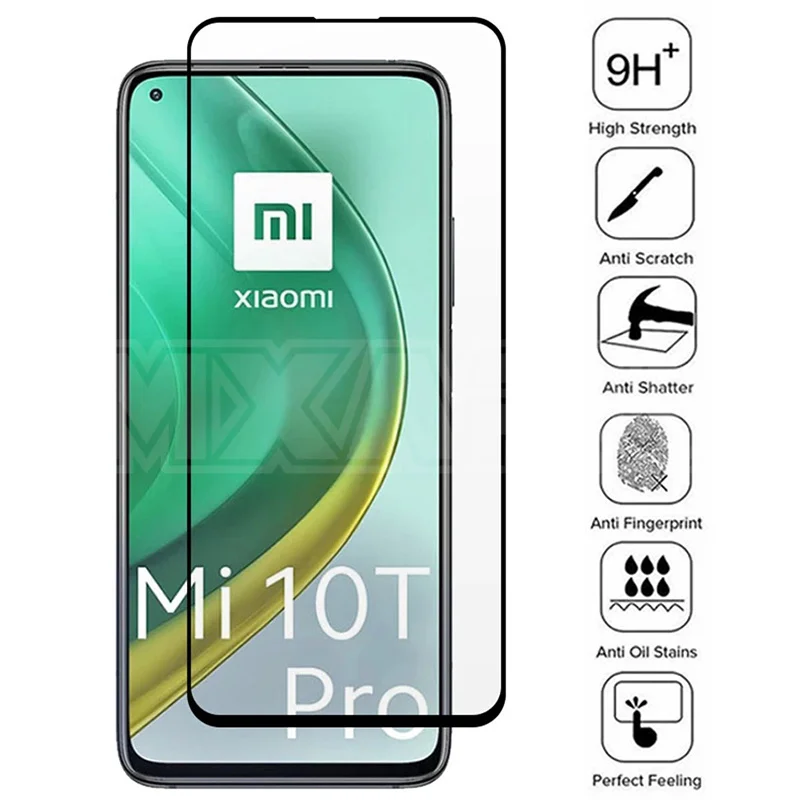 9D закаленное стекло для Xiaomi Mi 10 9 8 10T Lite 9T Pro защитная пленка SE A3 A2 A1 Max 2 3 Mix