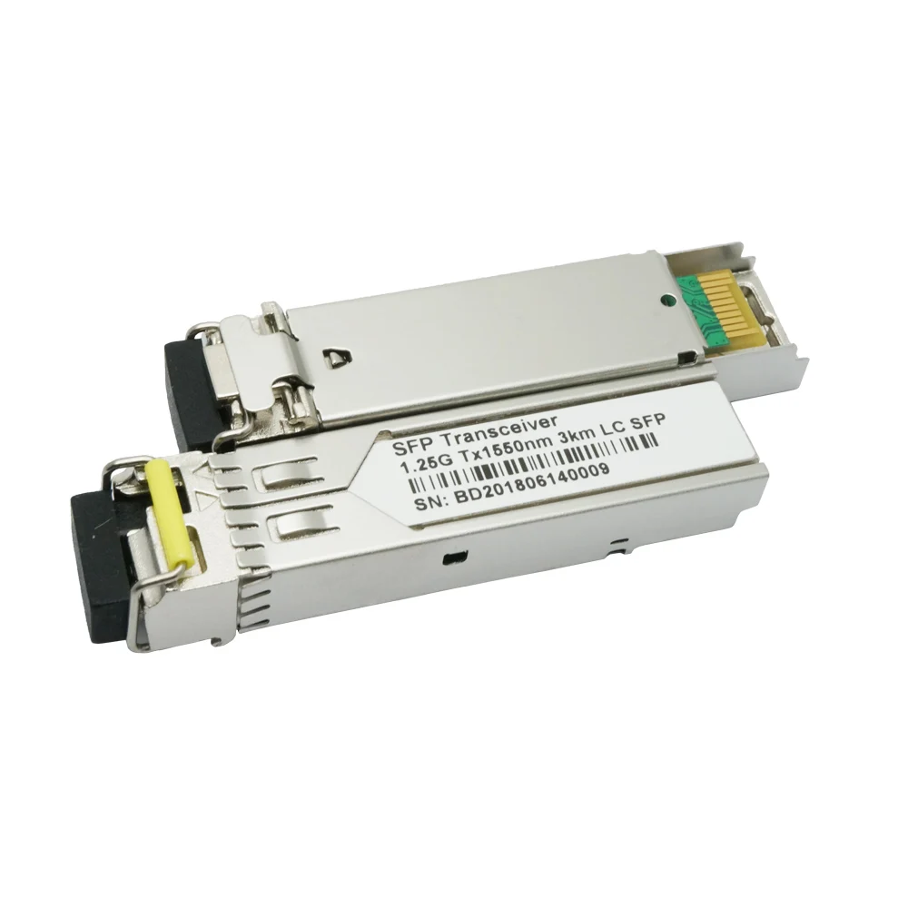 1 25G 1000 базовый BiDi нм/нм 3 км LC/SC WDM DDM SFP модуль трансивер Пара трансиверов |
