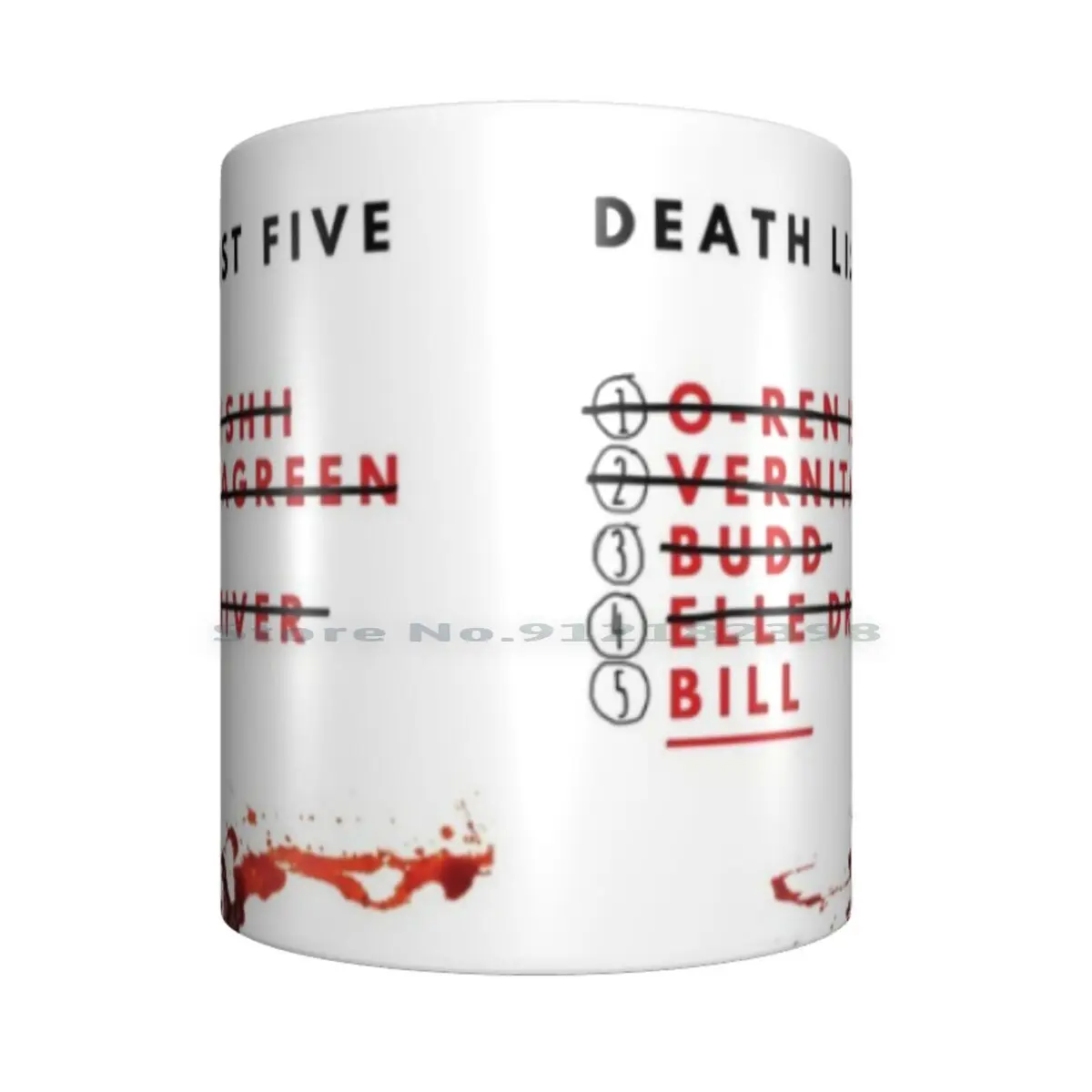 Убить Билла-список смерти керамические кружки кофейные чашки кружка для молока и