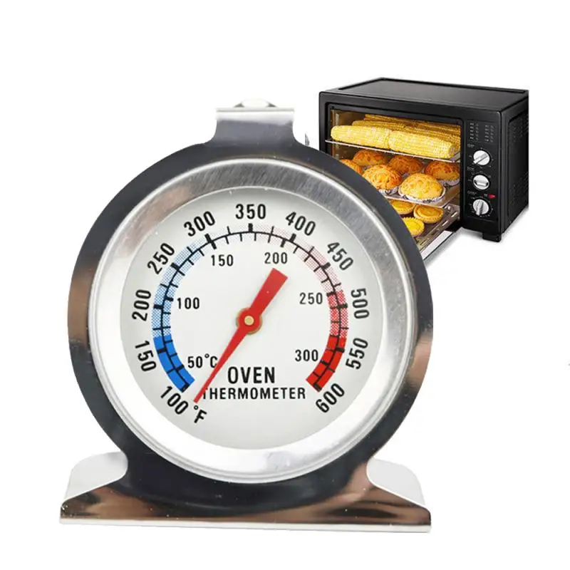 

Stainless Steel Oven Thermometer Mini Dial Stand Up Temperature Gauge Gage Food Meat Kitchen Tools Gadget Oven Cooker