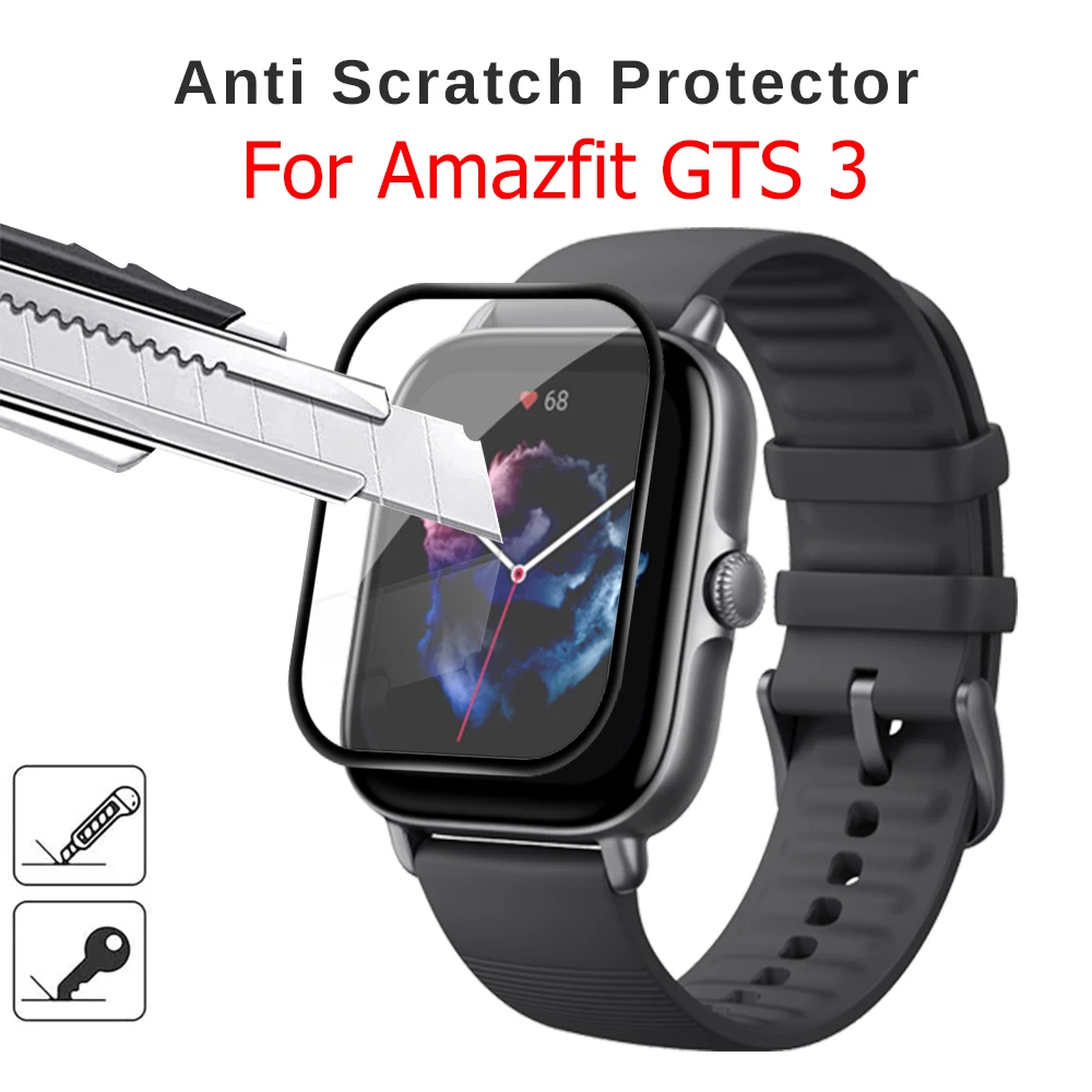 

Сверхтонкая защитная пленка из стекловолокна для смарт-часов Amazfit GTS 3